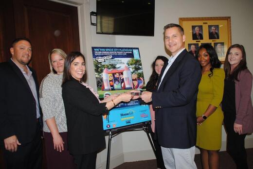 Signorelli, First America Homes unveil playhouse for HomeAid fundraiser