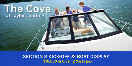 Section 2 Kick-off and Boat Display at The Cove at Taylor Landing