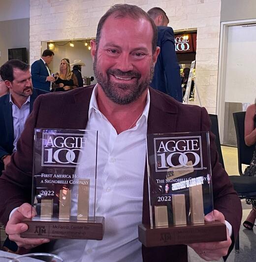 The Signorelli Company and First America Homes Honored at 18th Annual Aggie 100 Awards