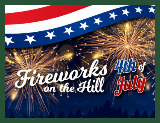 4th of July Fireworks on the Hill at Valley Ranch Town Center