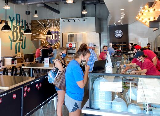 MOD PIZZA NOW OPEN IN VALLEY RANCH TOWN CENTER