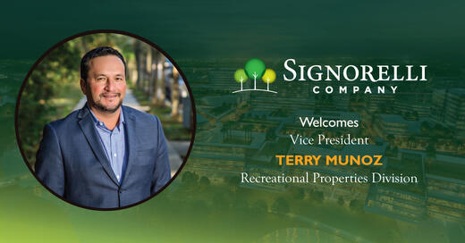 Houston Chron: The Signorelli Company hires Terry Munoz as VP to run new Recreational Properties division