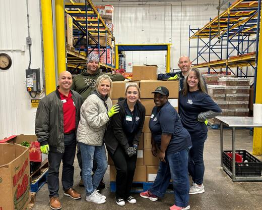 First America Homes hosts annual volunteer day at the local food bank