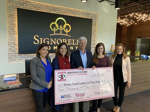 The Pointe at Valley Ranch Town Center Donates $2,000 to Northeast Hospital Foundation’s Project Mammogram