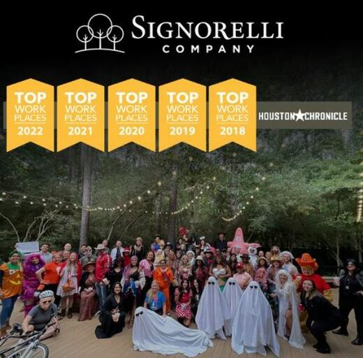 The Signorelli Company Recognized in Houston’s Top Workplaces for Fifth Consecutive Year